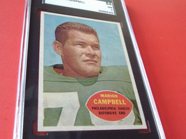 1960 Marion Campbell # 90 Topps Sgc 84 Philadelphia Eagles Football - $59.99