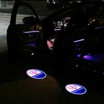 2x PCs Maserati Logo Wireless Car Door Welcome Laser Projector Shadow LE... - $23.50