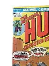 Incredible Hulk #187 1975 Marvel Comics Gremlin App FN/VF image 2