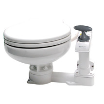 Johnson Pump AquaT Manual Marine Toilet - Super Compact - £148.79 GBP