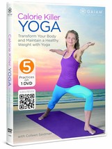 CALORIE KILLER YOGA with Colleen Saidman (DVD) 5 workouts Cardio Energy ... - $6.88