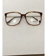 Vtg NOS Amber Boston Style St. Moritz Plastic &amp; Gold Frame Glasses  54-1... - $377.92 MXN