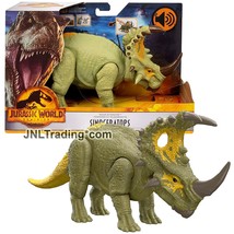 Yr 2021 Jurassic World Dominion Electronic Dinosaur Roar Strikers SINOCERATOPS - £35.96 GBP