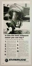 1963 Print Ad Evinrude V-4 Outboard Motors Electric Shift OMC - £7.09 GBP