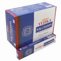 Vedika Orkay Nag Champa Fragrances Bâton d&#39;encens Agarbatti Lot de 12 de 15... - £13.75 GBP