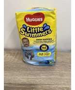 Huggies Little Swimmers Swim Nappies Disposable Diapers Size 2-3 (7-18lbs) X 12 - $17.77