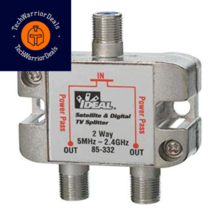 Ideal Industries Inc. 85-332 2-Way Digital Cable Splitter, 2.4 G Hz Nickel - £17.68 GBP