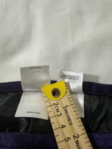 Le Suit Women’s Purple Rear Zipper & Slit Pull-On Pencil Skirt Size 6 Waist 29" image 6