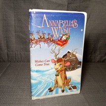 Annabelle&#39;s Wish VHS 1997 Video Tape Animation Holiday Christmas Movie V... - £7.82 GBP