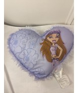 Vintage Bratz dolls MGA home decor pillow room purple heart shaped brats... - $761.45 MXN