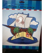 Pirate Ship Honeycomb Centerpiece - $13.47 CAD