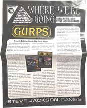 Where We&#39;re Going Steve Jackson Games Gurps Magazine Summer 2004 78 - $14.99