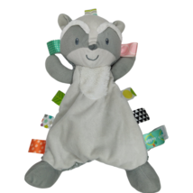 Taggies Harley Raccoon 12&quot; Gray Plush Mary Meyer Signature Collection Baby Toy - £11.67 GBP