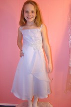 Cheri Flower Girl Dress Lavender size 5 style #15311T Butterfly at Waist... - $100.24