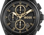 HUGO BOSS VOLANE HB1513950 HOMME CHONOGRAPHE CADRAN NOIR GARANTIE 2 ANS ... - $129.47