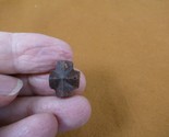 (CR592-100) 9/16&quot; Fairy Stone CHRISTIAN CROSS oiled Staurolite Crystal M... - £11.67 GBP