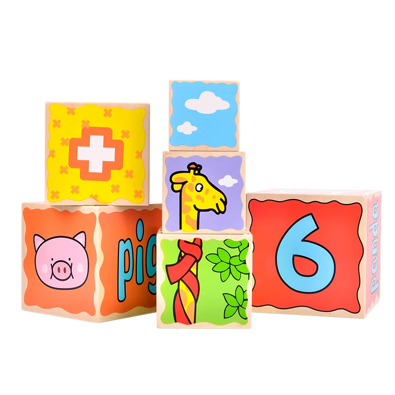 Toy Woo Children&#39;s Fun Jengle Wooden Stacking Baby Blocks Nesting Box Toy Puzzle - £30.75 GBP