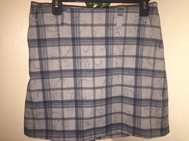 Nike Scroll Plaid Golf Skort Sz 6 Style 407100 - Excellent! - £26.46 GBP