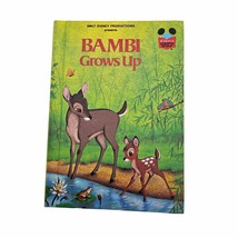 Vintage 1979 Bambi Grows Up Walt Disney Children&#39;s Book Storybook Pictur... - $7.61