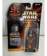 90&#39;s Hasbro Star Wars Episode I Nute Gunray CommTech Chip New Unopened - £7.22 GBP