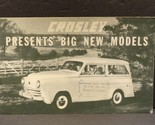 Crosley Presents Big New Models Sales Brochure - $67.49