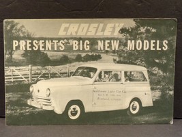 Crosley Presents Big New Models Sales Brochure - $67.49