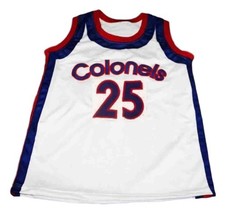 Maurice Lucas Custom Colonels Kentucky Basketball Jersey Sewn White Any Size image 4