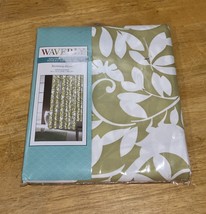 Waverly Birdsong Apple Green Fabric Shower Curtain 70 x 72 Birds Leaves ... - $29.69
