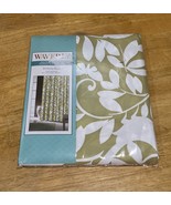 Waverly Birdsong Apple Green Fabric Shower Curtain 70 x 72 Birds Leaves ... - $547.59 MXN