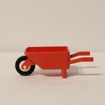 Lego Minifigure Red Wheel Barrel ONLY 2010 from Mia&#39;s Farm Suitcase 10746  - £6.38 GBP