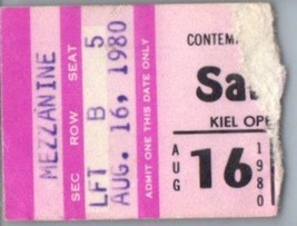 Santana Concert Ticket Stub August 16 1980 St. Louis Missouri - £27.18 GBP