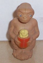 1982 LJN E.T. The Extra Terrestrial PVC Figure Holding Flower Pot VHTF - $19.31
