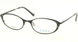 Neuf TURA R541 Noir Brillant Noir Lunettes FEMMES Cadre 50-17-130mm Japon - £67.07 GBP