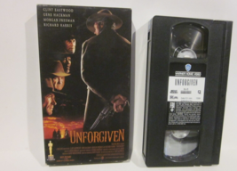 Unforgiven (VHS) Clint Eastwood, Gene Hackman, Morgan Freeman Western - £5.34 GBP