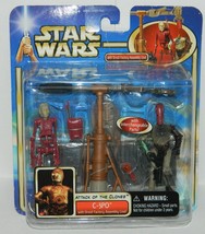 Star Wars Attack of the Clones Darth Tyranus Flip Figure 2002 #84879, SEALED MIB - £5.49 GBP