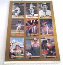 Legends Sports Memorabilia 9 Card Panel - Nolan Ryan Joe Dimaggio B. Gaughan - £13.23 GBP