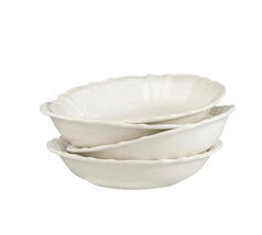 Chloe 4 Piece White Everyday Pasta/Salad Bowls Set - $57.42