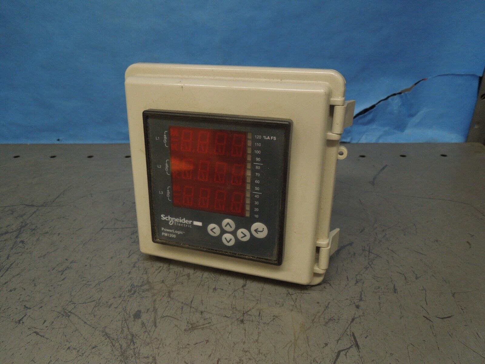 Schneider Electric PM1200 PowerLogic Meter 44-277VAC 80-480VAC LL NEMA 4... - $500.00