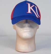 Adidas Kansas University KU Blue &amp; Red Trucker Cap Adult One Size Snapback NWT - $22.27