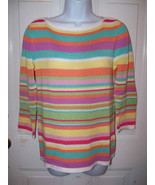 Ralph Lauren Sweater Knitwear Summer Color Striped Size Small Women&#39;s NWD - £25.80 GBP