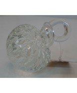 Large LEVAY Studio Glass Controlled Bubble Clear STRAWBERRY Figurine Pap... - £27.24 GBP