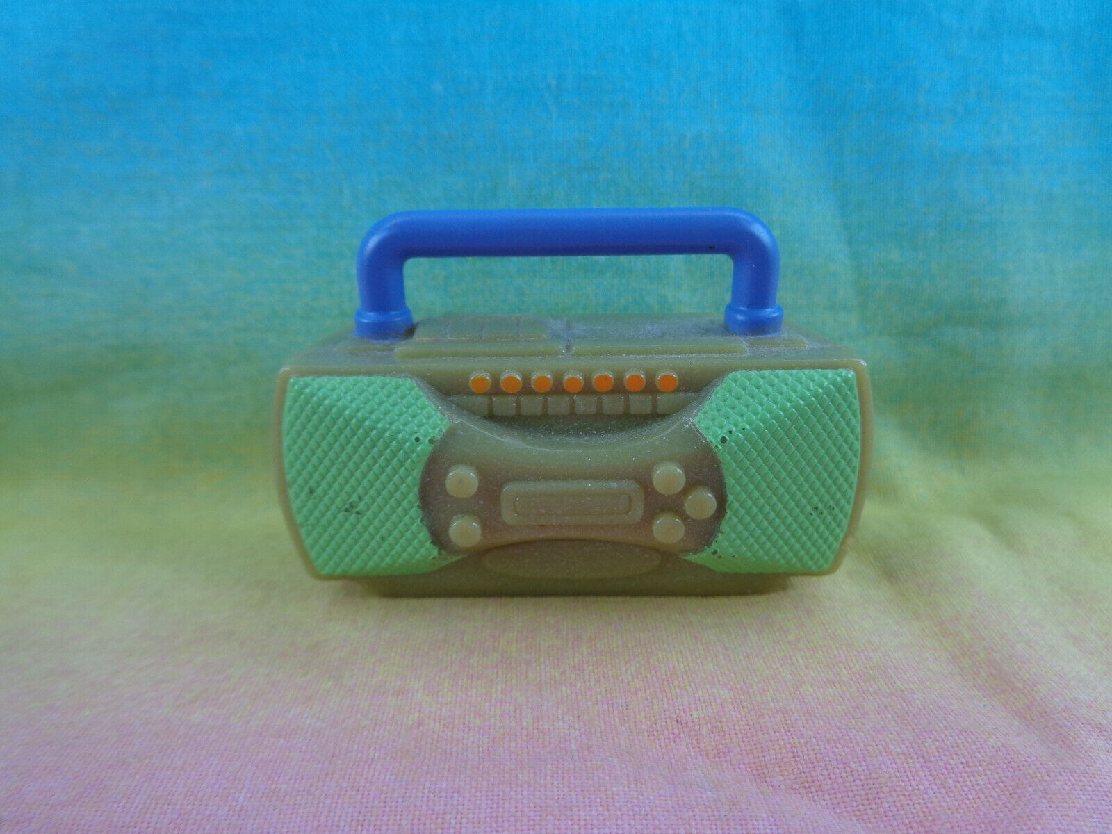 Fisher-Price Loving Family Dollhouse Green Boom Box CD Player Stereo - $2.36