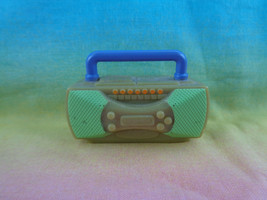 Fisher-Price Loving Family Dollhouse Green Boom Box CD Player Stereo - $2.36