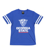 WOMEN&#39;S GEORGIA STATE FOOTBALL JERSEY TEE HBCU PANTHERS T-SHIRT - $51.74 CAD