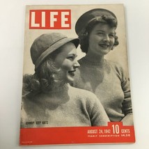 VTG Life Magazine August 24 1942 Johnny Jeep Hats, House of Windsor Feature - £10.64 GBP