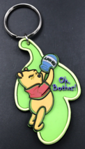 Disney Winnie the Pooh w/ Honey Jar Oh, Brother! Rubber Keychain - 3.75&quot;... - £7.44 GBP