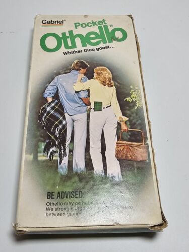 Vintage 1977 Gabriel Pocket Othello Travel Game AS-PICTURED - $17.74