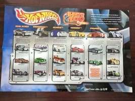 2003/2004 Hot Wheels Poster- New Old Stock - $3.99