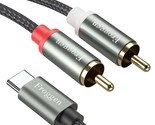 Usb C To 2 Rca Audio Cable, Rca Cables Type-C To 2 Male Rca To Usb C For... - $14.99