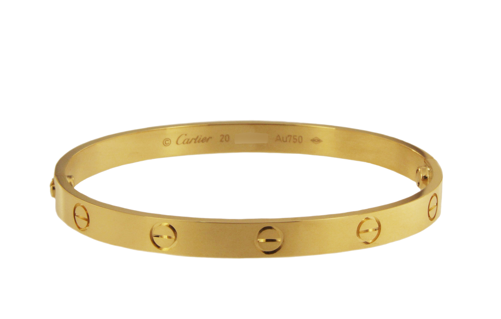 Cartier Love Bracelet Yellow Gold Size 20 - $5,980.00